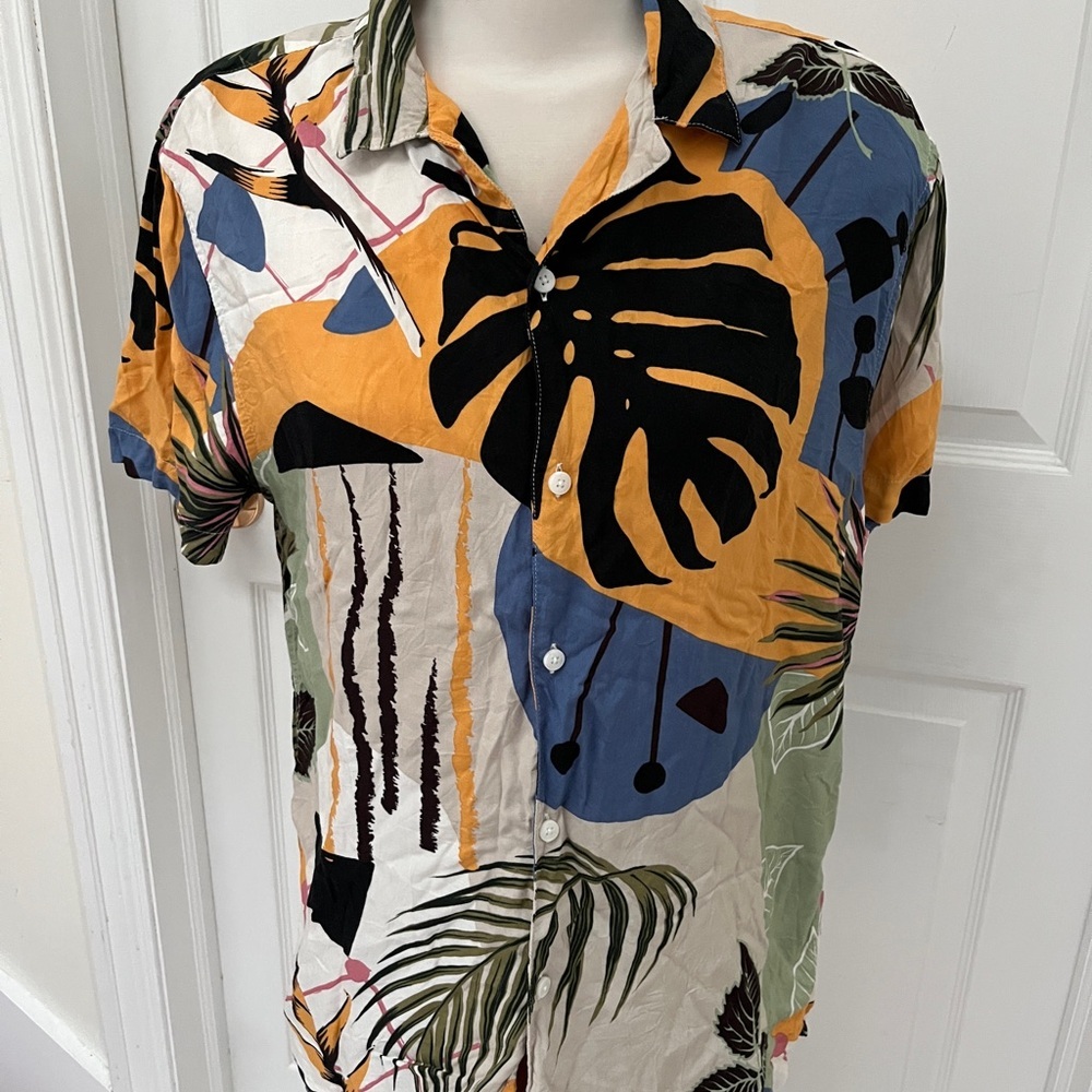 Primark Multicolor Tropical Print Men's Shirt